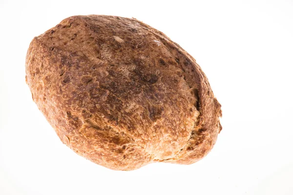 Limpa Fullkornsbröd Isolerat Vitt — Stockfoto