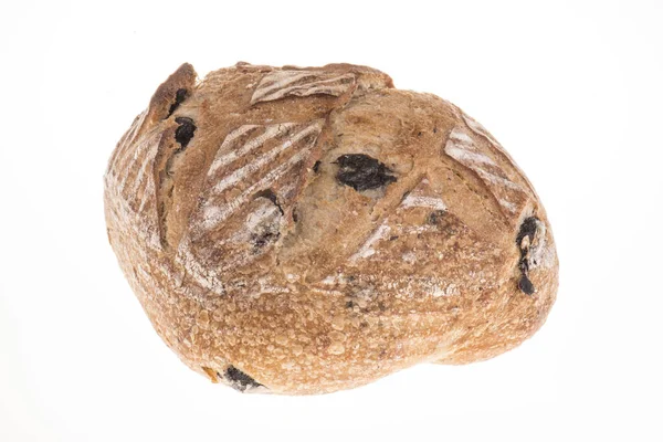 Laib Vollkornbrot Isoliert Auf Weiß — Stockfoto