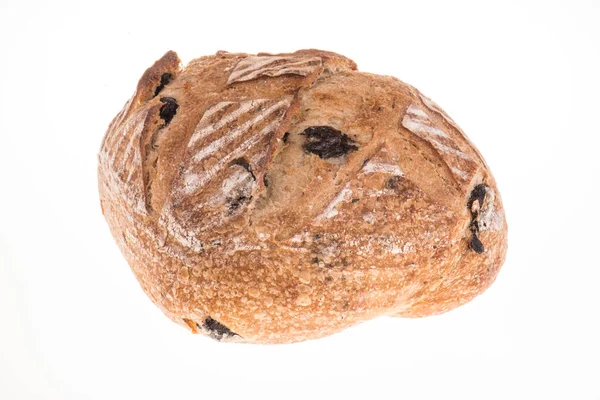 Laib Vollkornbrot Isoliert Auf Weiß — Stockfoto