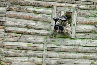 Paintball spor oyuncu