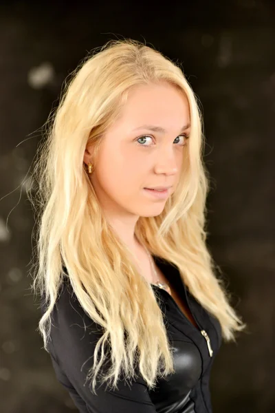 Sexig blond tjej — Stockfoto