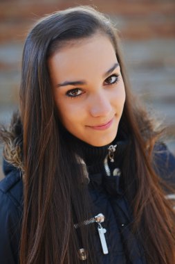 genç güzel kadın portresi