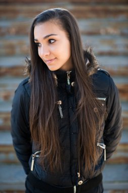 genç güzel kadın portresi