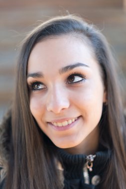 genç güzel kadın portresi