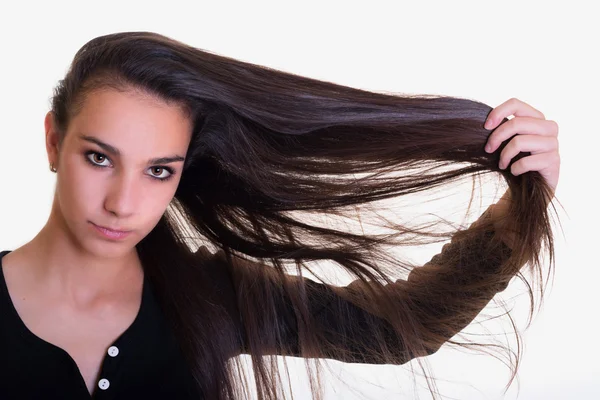 Jovem menina bonita — Fotografia de Stock