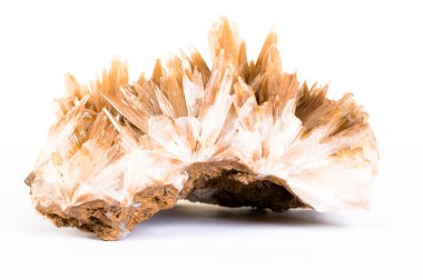 Cluster of twinned aragonite clipart