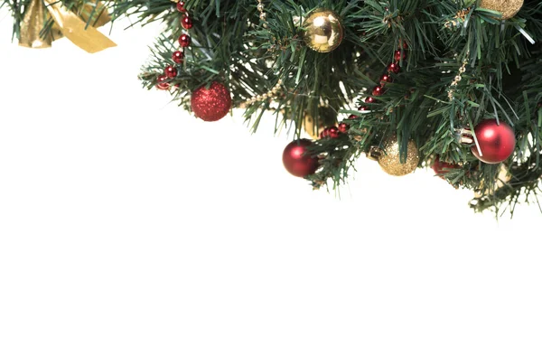 与多彩装饰品圣诞树 — 图库照片