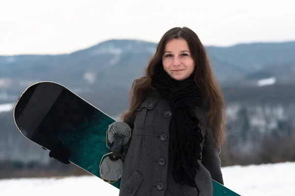 Snowboarder on snow — Stock Photo, Image