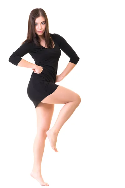 Unga moderna dansare poserar — Stockfoto