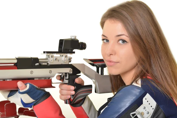 havalı tüfek ateş ile kadın eğitim spor