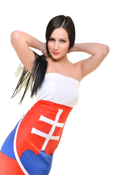 Slovakian female Fan — Stock Photo, Image