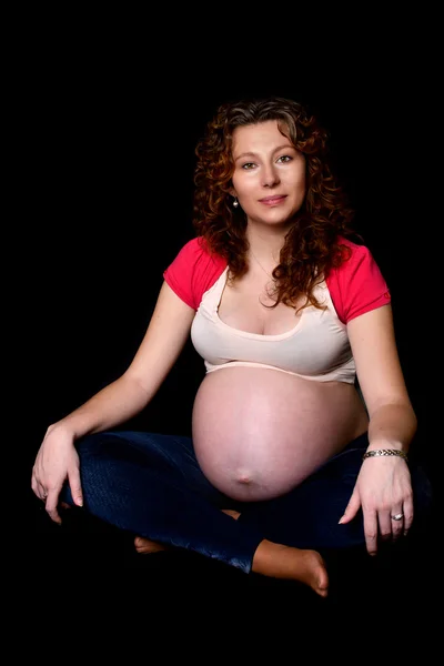 Mulher grávida bonita — Fotografia de Stock