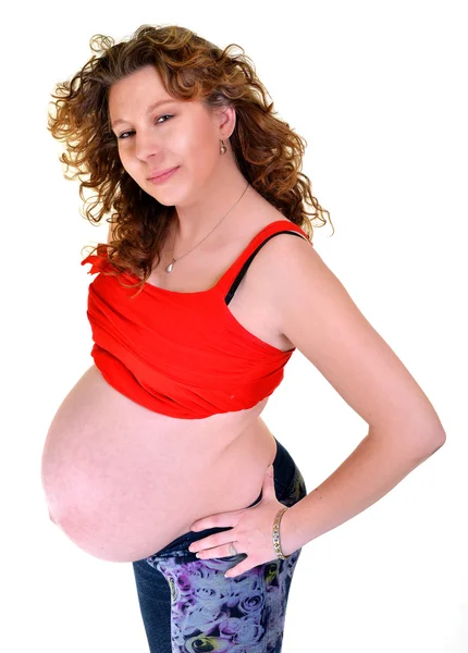 Belle femme enceinte — Photo