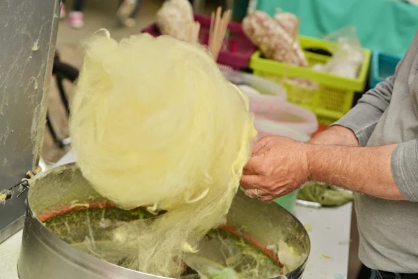 Candy floss machine — Stock Photo, Image