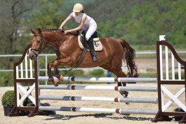 gösteri atlayarak at