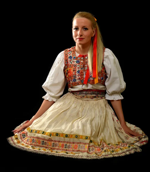 Словацька foklore жінка — стокове фото