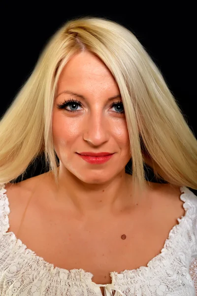 Efektowne portret model piękna kobieta — Zdjęcie stockowe