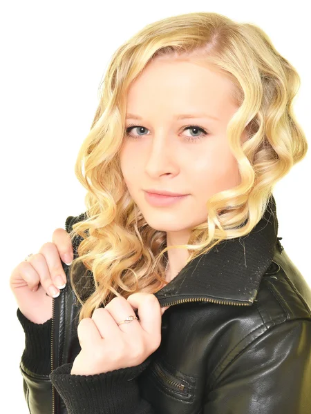 Blonde sexy vrouw poseren — Stockfoto