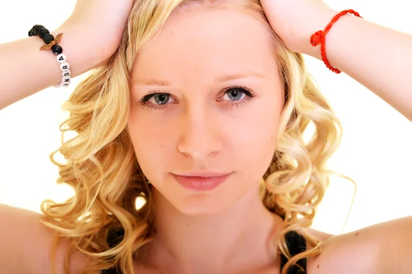 Beautiful Blonde Girl — Stock Photo, Image