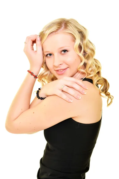 Prachtige blond meisje — Stockfoto