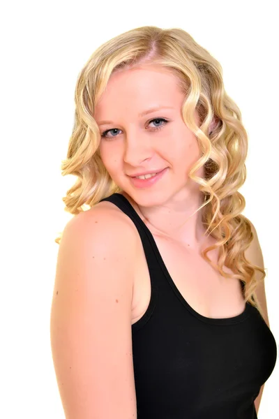 Prachtige blond meisje — Stockfoto