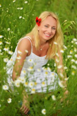 mutlu bir kadın hamile