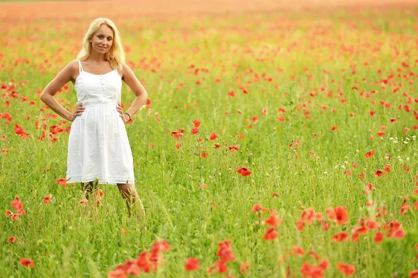 Pregnant happy woman — Stock Photo, Image