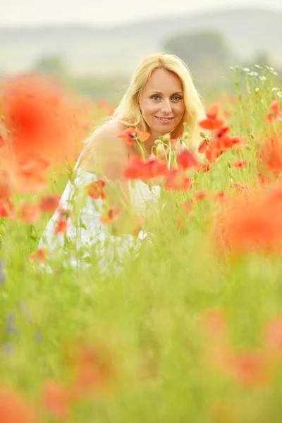 Pregnant happy woman — Stock Photo, Image