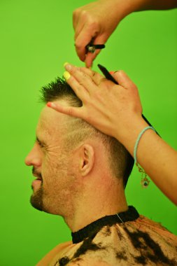 Down sendromu adama Kuaför