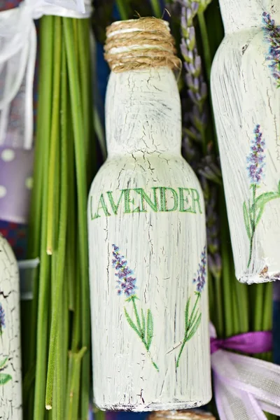 Souvenirs with lavender flowers — Stock Photo, Image