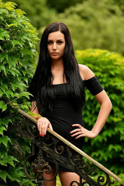 Beautiful Girl in garden — Stock Photo, Image