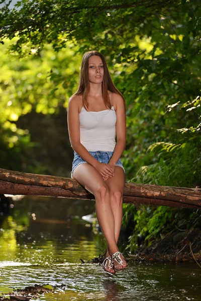 Retrato de mujer hermosa —  Fotos de Stock