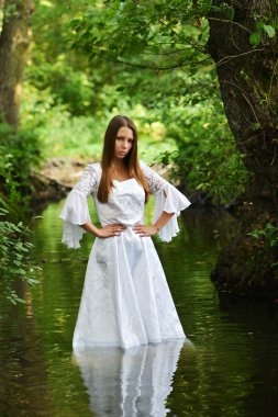 güzel gelin portresi