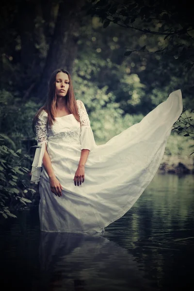 Retrato de noiva bonita — Fotografia de Stock