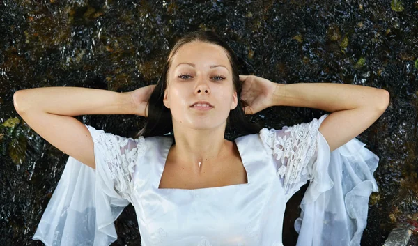 Retrato de noiva bonita — Fotografia de Stock