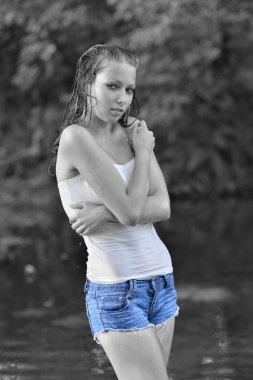 Güzel bir kadının portresi