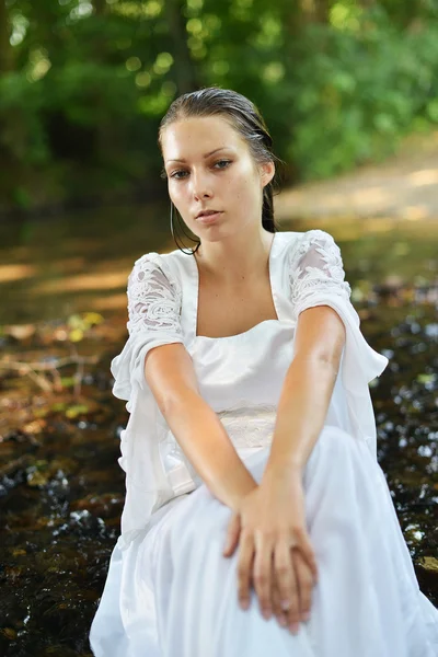 Retrato de novia hermosa —  Fotos de Stock