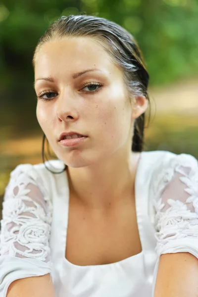 Portrait of beautiful bride Royalty Free Stock Photos