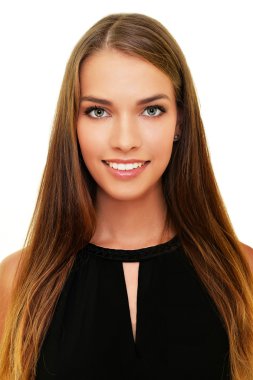 Genç güzel kadın.