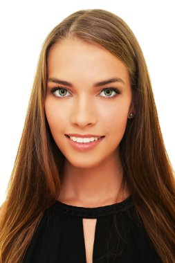 Genç güzel kadın.