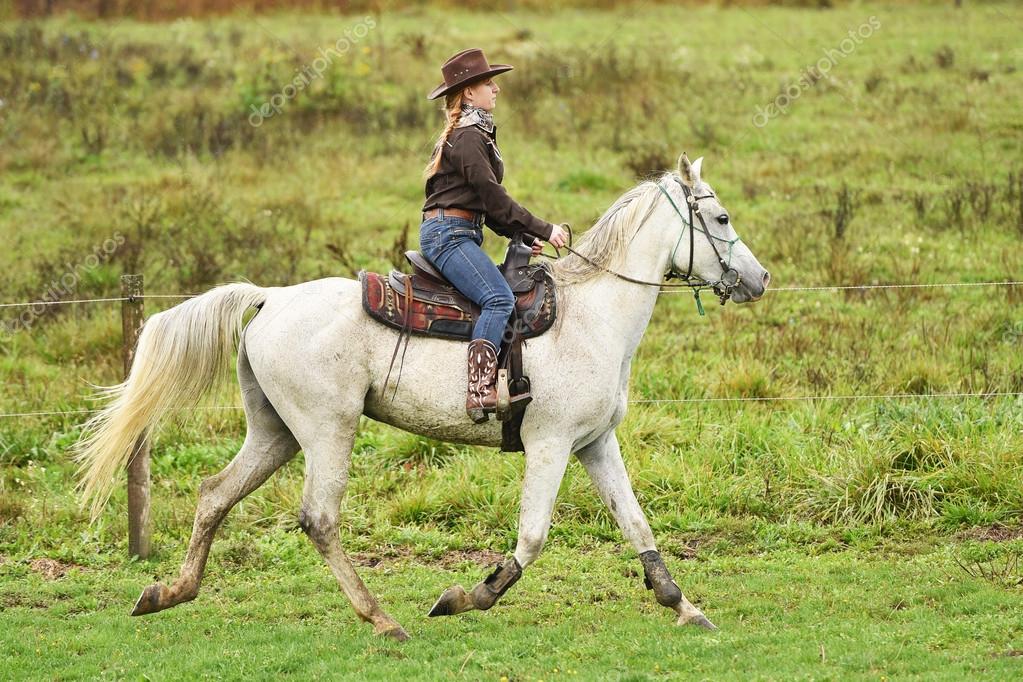 Riding Cowgirl