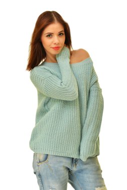 Genç güzel kadın.