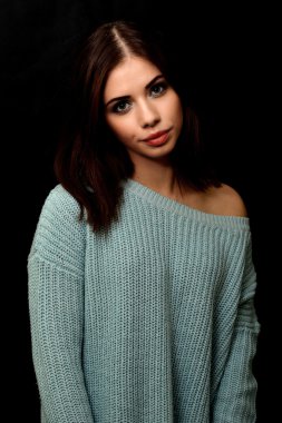 Genç güzel kadın.