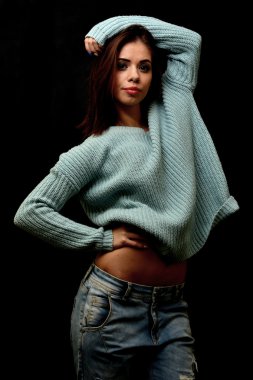 Genç güzel kadın.