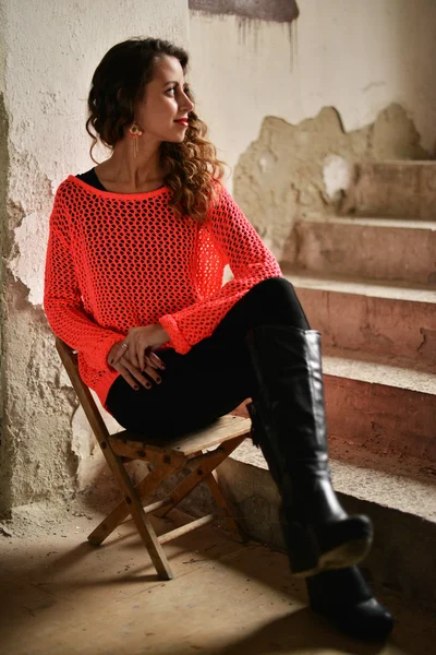 Retrato de mujer joven — Foto de Stock