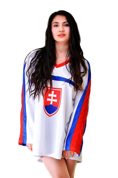 Slovakian female Fan — Stock Photo, Image