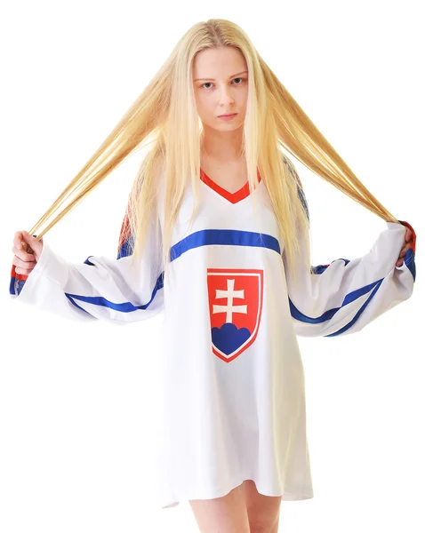 Abanico eslovaco femenino — Foto de Stock
