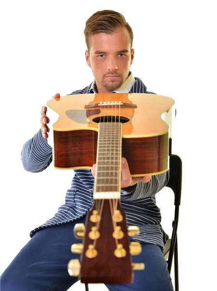 Guitarra Professor isolado — Fotografia de Stock