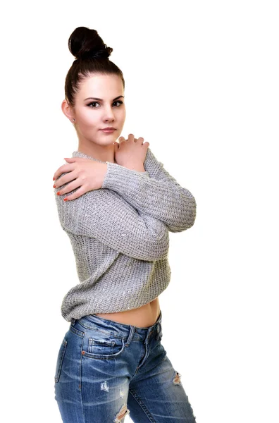 Hermosa mujer posando — Foto de Stock