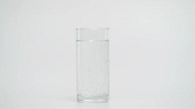 Şeffaf Camda Yavaş Su Kabarcıkları, 1000 fps